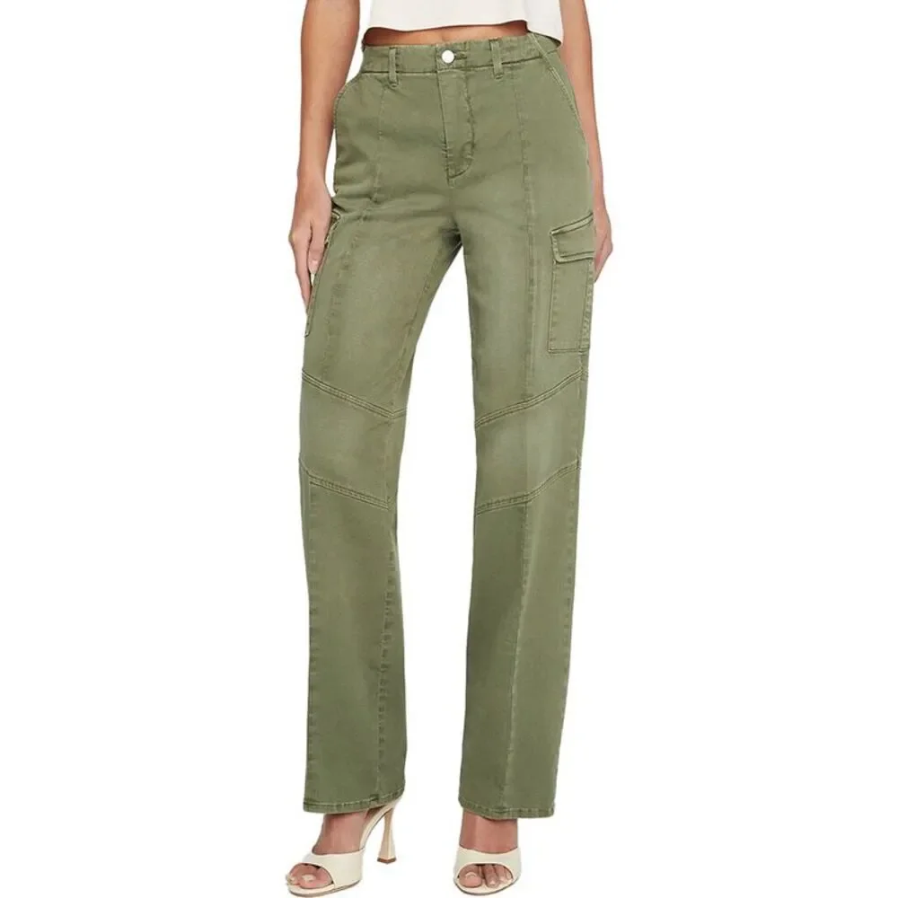 L’Agence Womens L'agence Brooklyn High-Rise Utility Wide Leg Pant